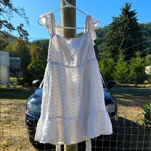 Charming White Lace Dress